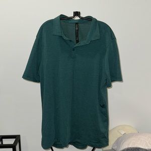 Lululemon Green Evolution Polo Shirt